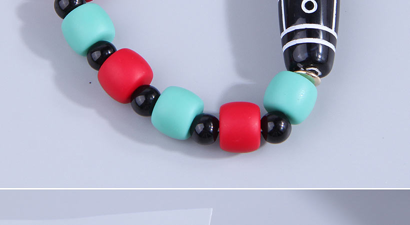 Fashion Color Geometric Rosin Beaded Mantra Bracelet,Fashion Bracelets