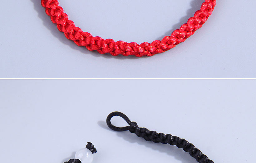Fashion Red Handmade Cord Braided Bracelet,Fashion Bracelets