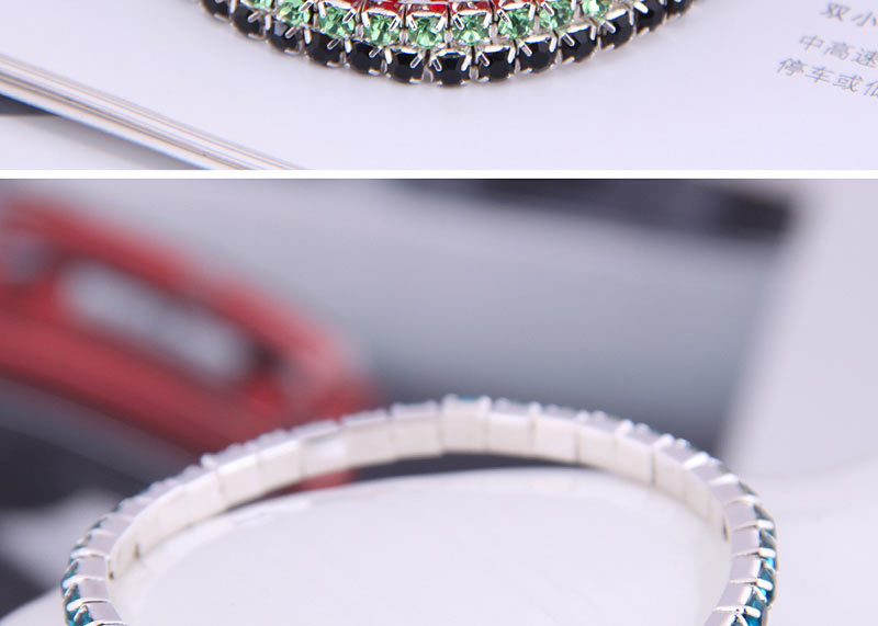 Fashion Blue Alloy Diamond Claw Chain Bracelet,Fashion Bracelets