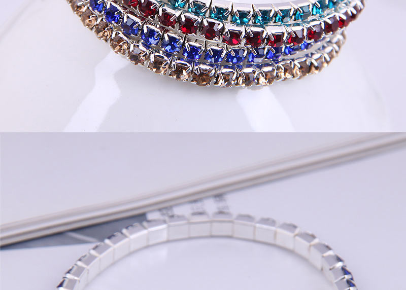 Fashion Green Alloy Diamond Claw Chain Bracelet,Fashion Bracelets