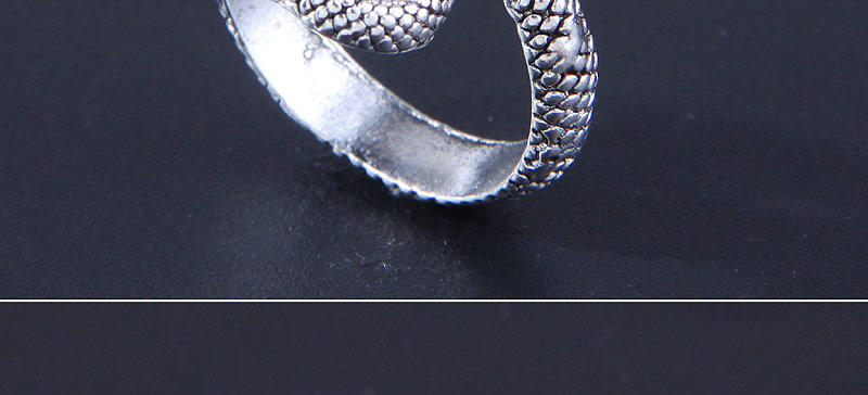 Fashion Silver Alloy Geometric Snake Ring,Fashion Rings