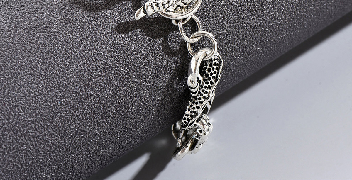 Fashion Silver Alloy Faucet Bracelet Glossy Earring Set,Earrings set