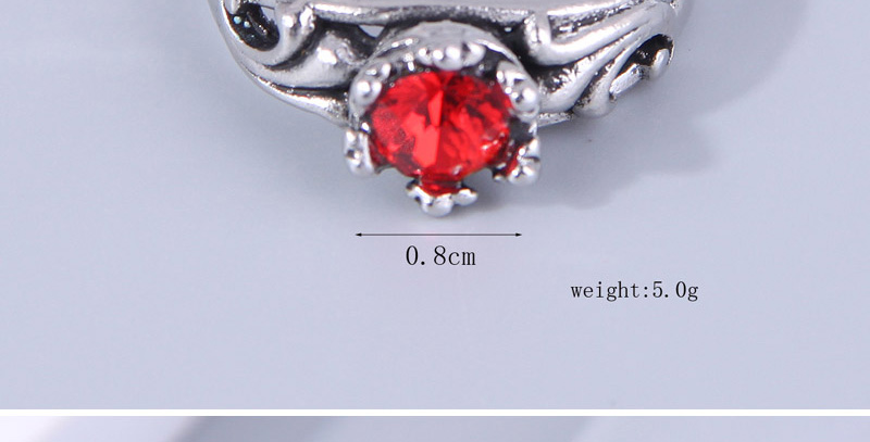 Fashion Silver Alloy Inlaid Zirconium Geometric Ring,Fashion Rings