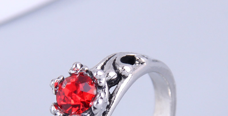 Fashion Silver Alloy Inlaid Zirconium Geometric Ring,Fashion Rings