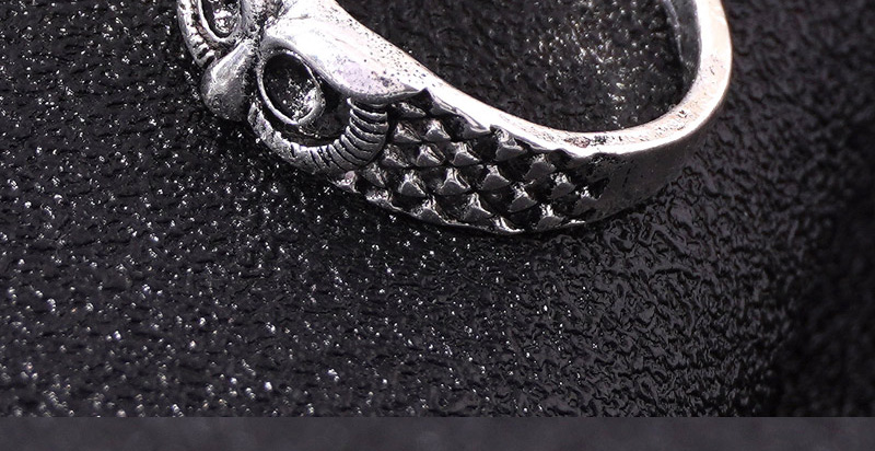 Fashion Silver Alloy Geometric Owl Split Ring,Fashion Rings