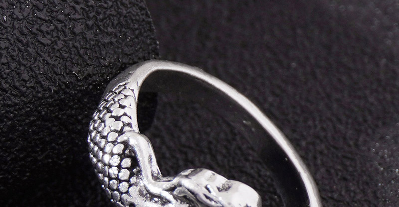 Fashion Silver Alloy Mermaid Open Ring,Fashion Rings