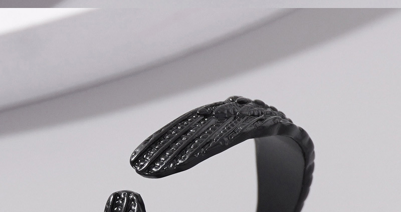 Fashion Black Alloy Wings Opening Ring,Fashion Rings