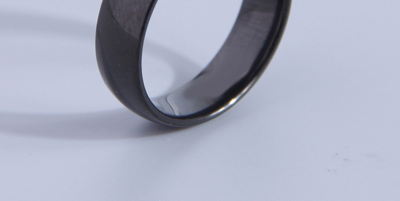 Fashion Black Titanium Steel Light Rings,Rings