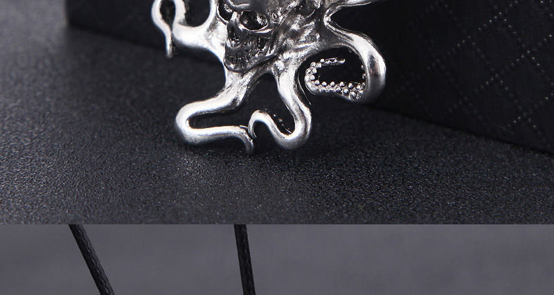 Fashion Silver Alloy Geometric Octopus Necklace,Pendants