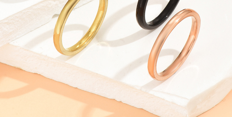 Fashion Color Titanium Geometric Ring Set,Jewelry Set