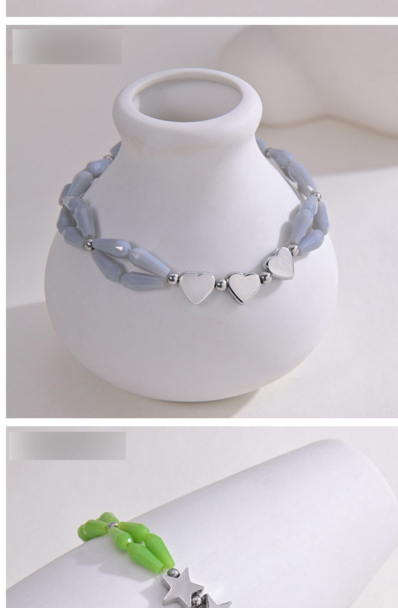 Fashion Olbb834-a Stained Glass Beaded Bracelet,Bracelets
