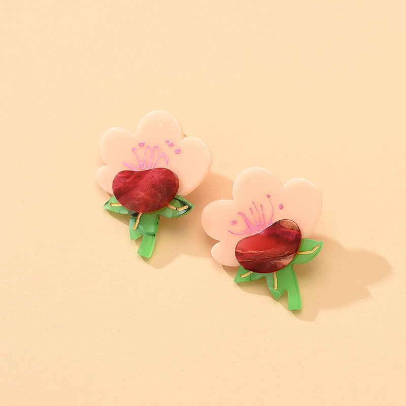 Fashion Flower Earrings Acrylic Flower Earrings,Stud Earrings