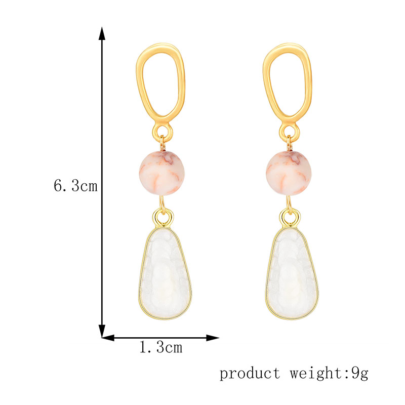 Fashion Gold Color Alloy Geometric Drop Earrings,Drop Earrings