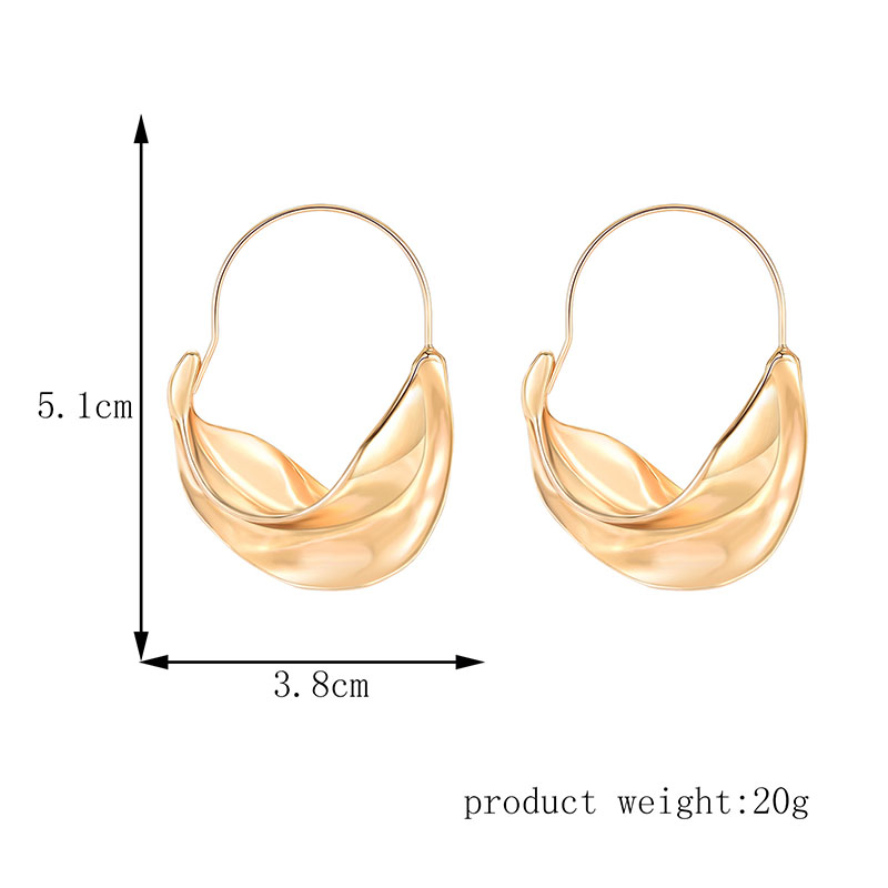 Fashion Gold Color Alloy Geometric Earrings,Hoop Earrings