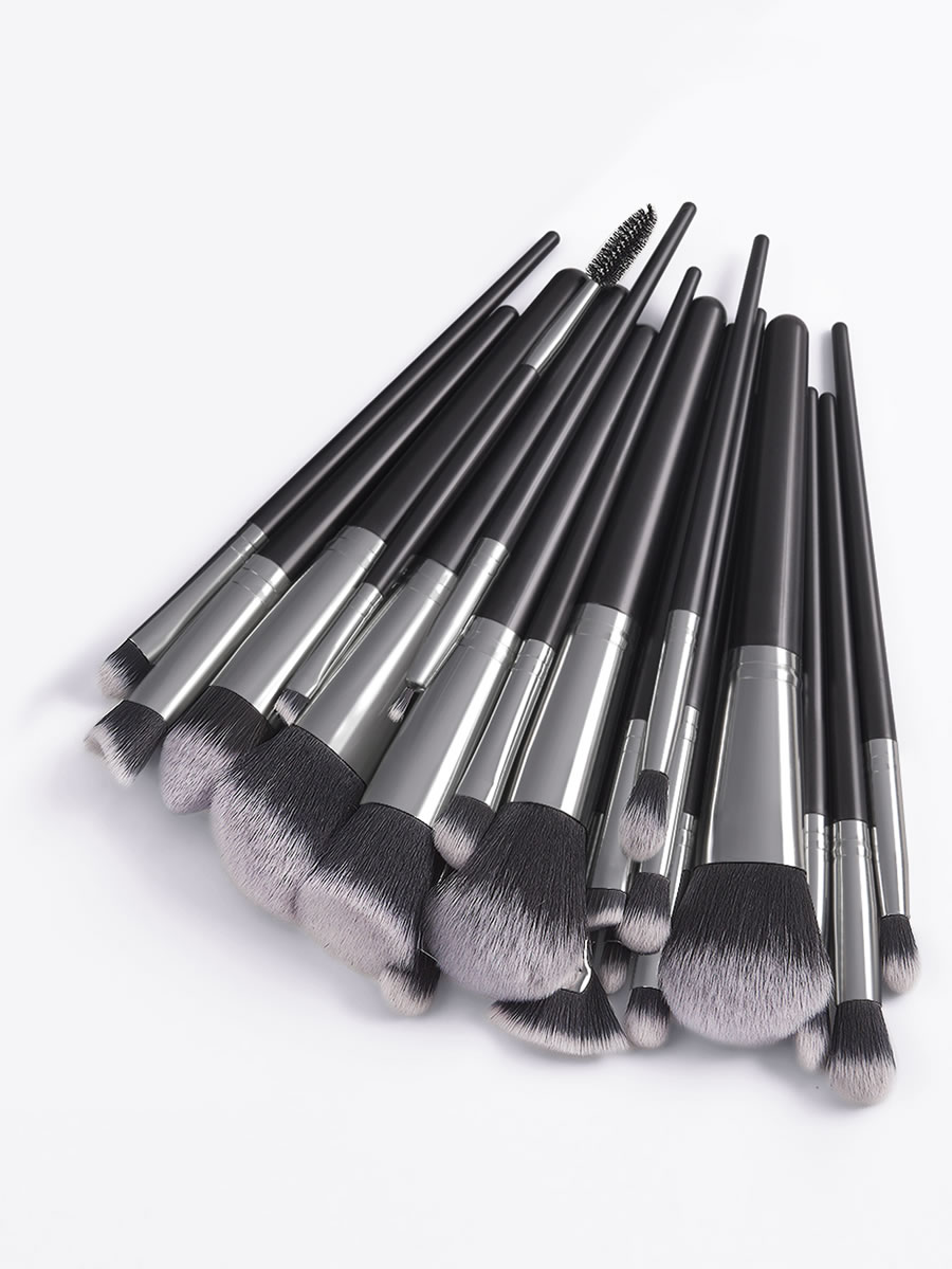 Fashion Grey Set Of 20 Super Large Blast Makeup Brushes,Beauty tools