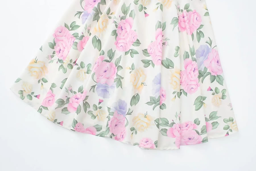 Fashion Color Geometric Print Slip Dress,Mini & Short Dresses