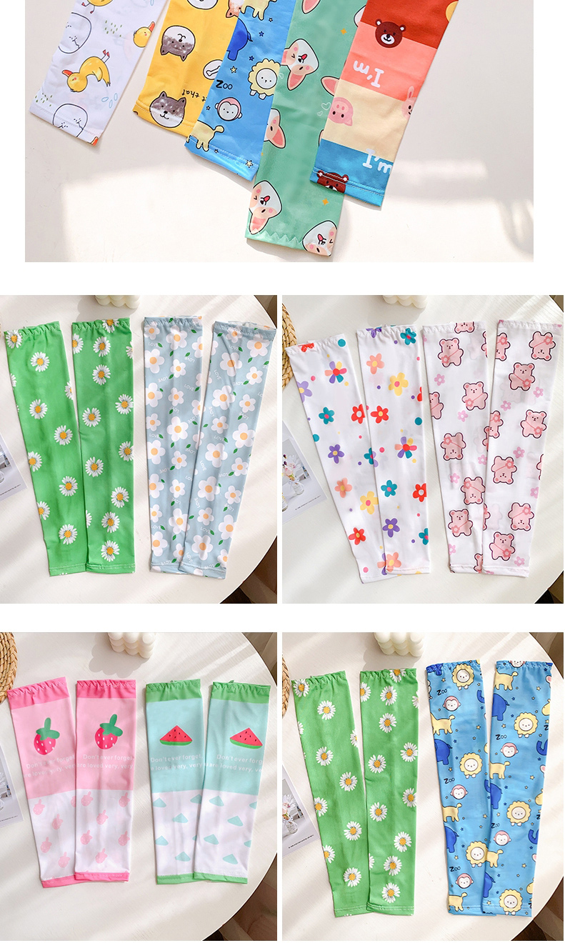 Fashion Summer Duckling【guess You Like It】 Fabric Print Ice Silk Sleeve,Household goods