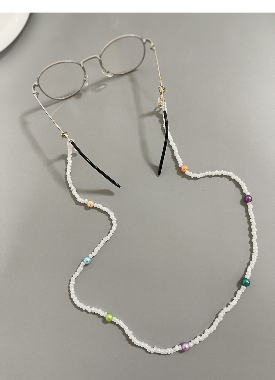 Fashion Color Pearl Resin Beaded Glasses Accessories,Sunglasses Chain