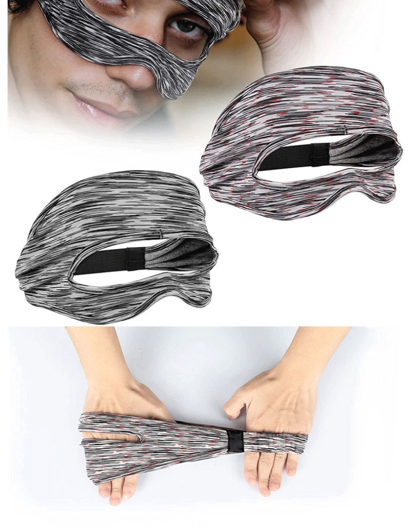 Fashion 1 Rose Stretch Sweat-absorbent Non-slip Head-mounted Mask,Household goods