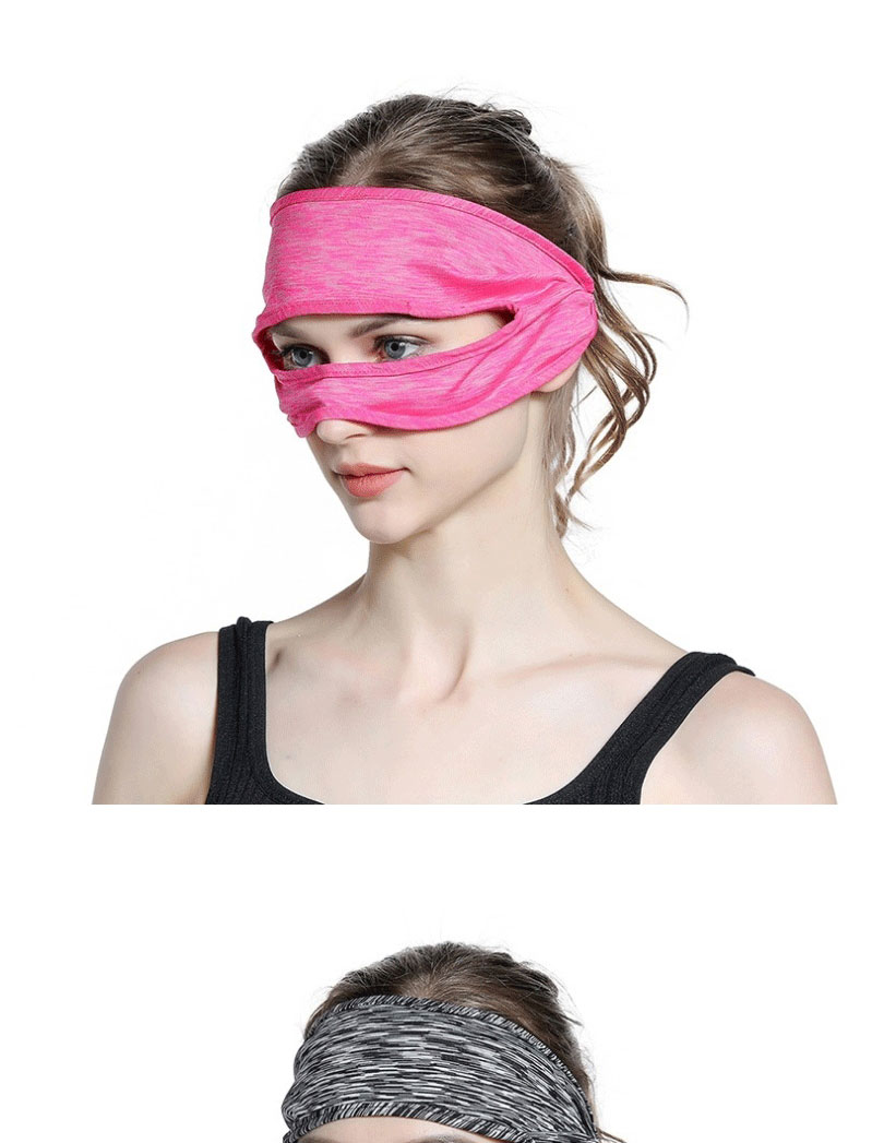 Fashion 6 Red Stretch Sweat-absorbent Non-slip Head-mounted Mask,Household goods