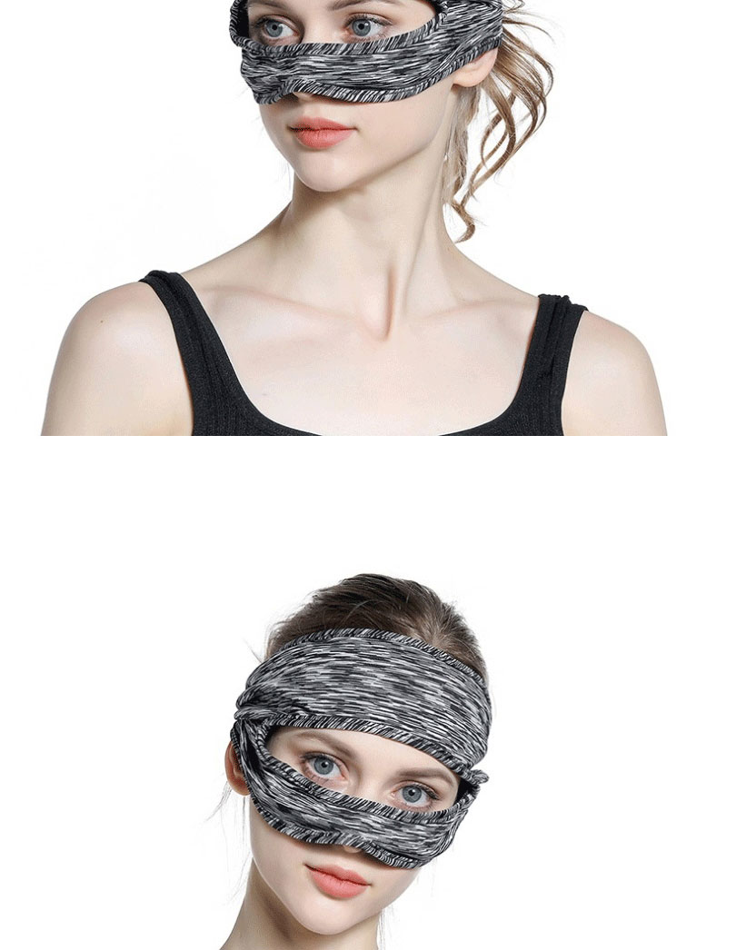 Fashion 1 Rose Stretch Sweat-absorbent Non-slip Head-mounted Mask,Household goods