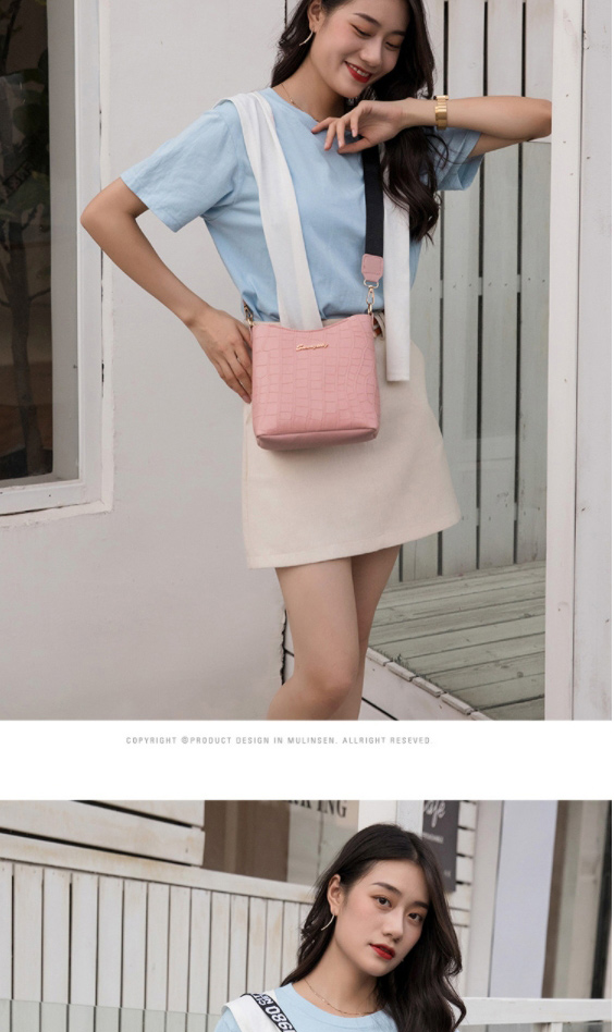 Fashion White Pu Geometric Texture Letter Logo Large Capacity Crossbody Bag,Shoulder bags