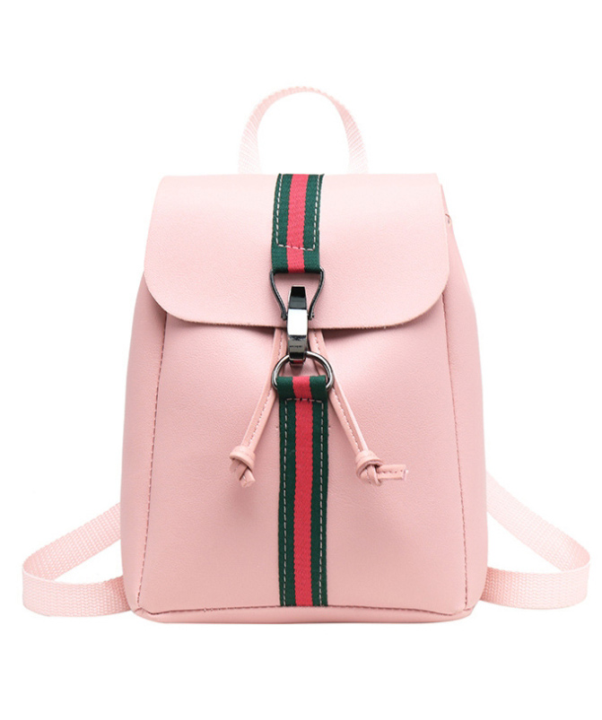 Fashion Pink Pu Large Capacity Backpack,Backpack