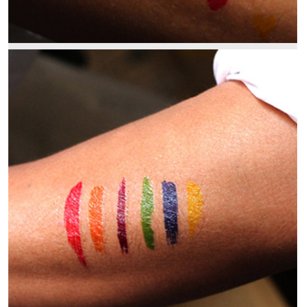 Fashion Hft-001 Rainbow Doodle Waterproof Tattoo Sticker,Stickers/Tape