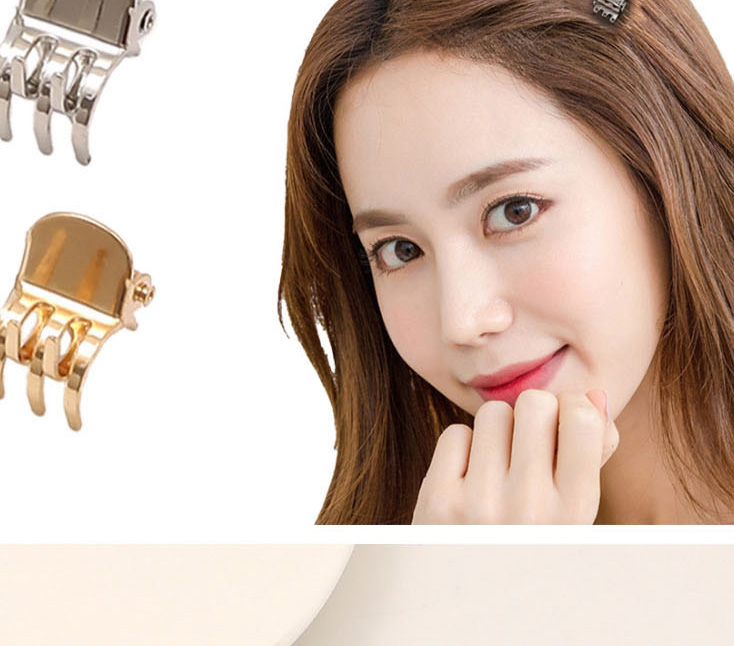 Fashion Rose Gold Alloy M-shaped Small Gripping Clip,Hair Claws