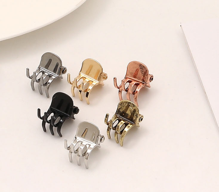 Fashion Bronze Alloy M-shaped Small Gripping Clip,Hair Claws