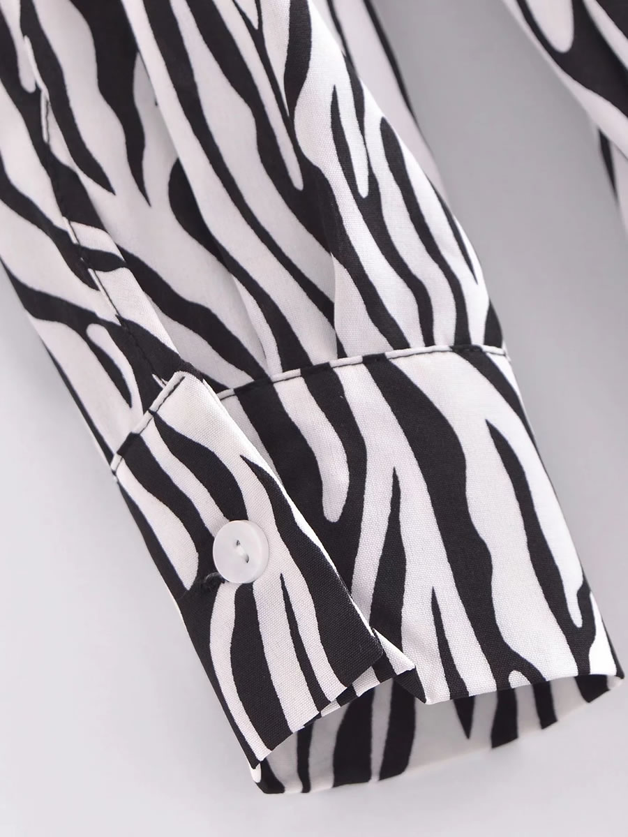 Fashion Zebra All Polyester Zebra Print Dress,Long Dress