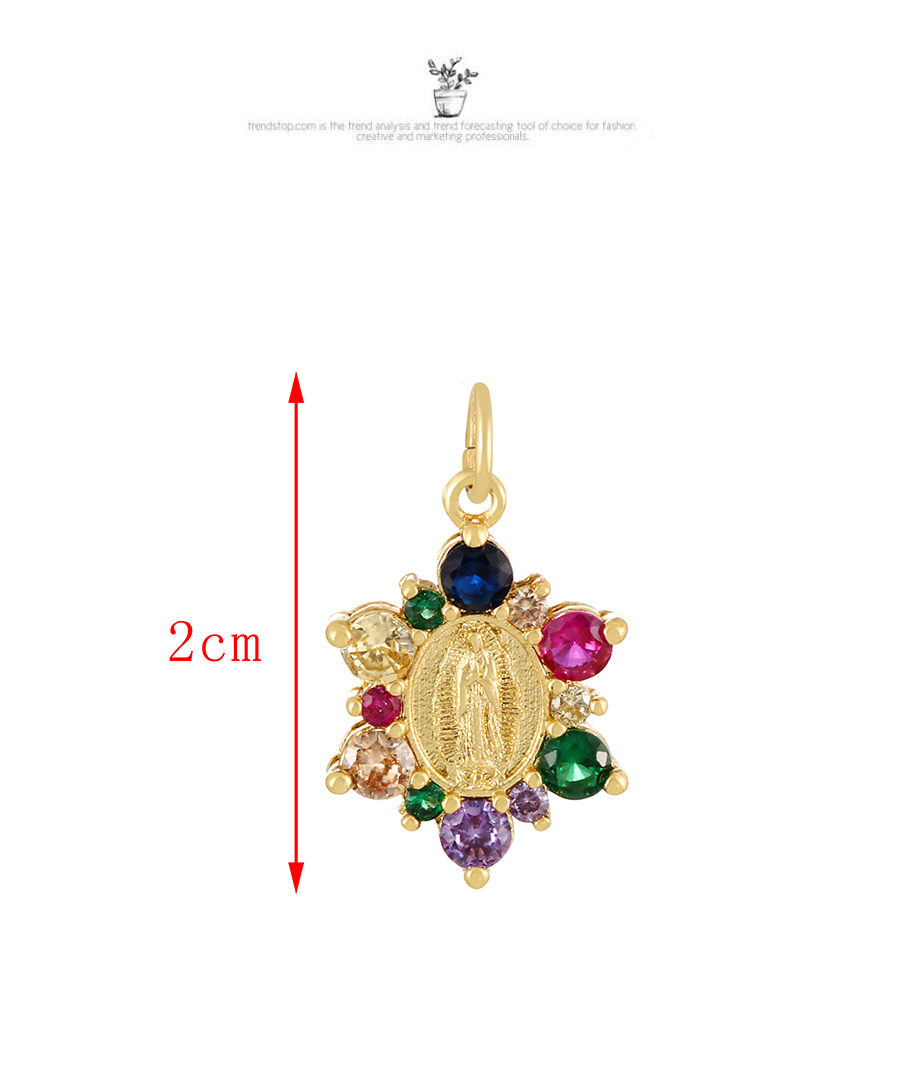 Fashion Golden 4 Copper Irregular Bead Pendant Accessories,Jewelry Findings & Components