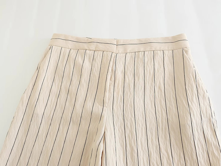 Fashion Stripe Fine Stripes Suit Trousers,Pants