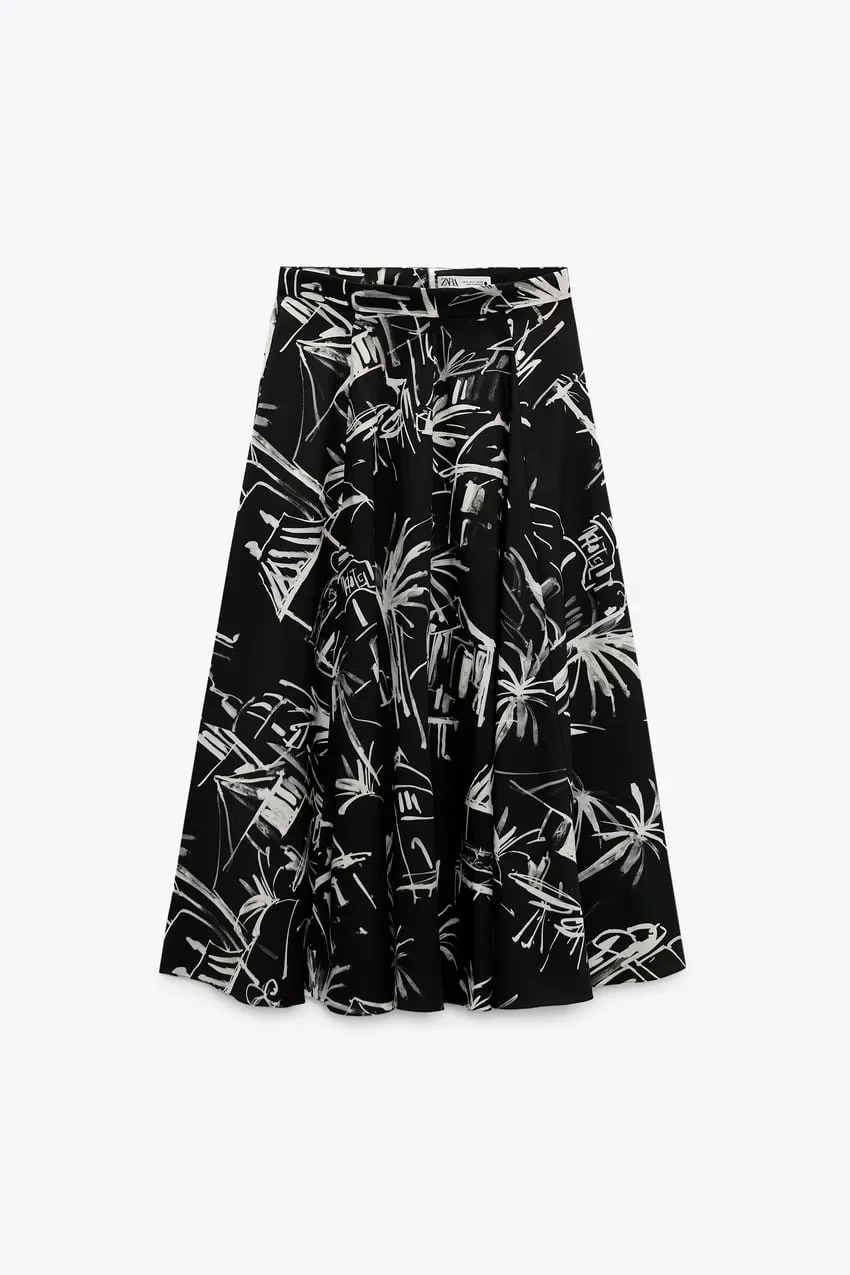 Fashion Printing Printed Skirt,Skirts