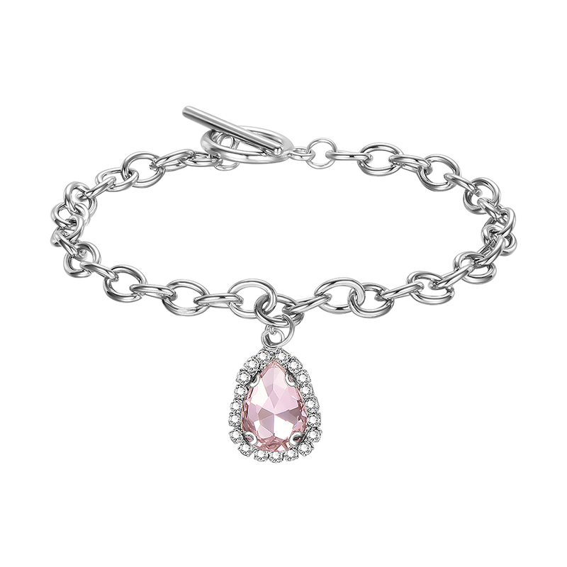 Fashion Silver Alloy Drop Diamond Chain Bracelet,Fashion Bracelets