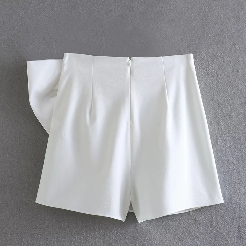 Fashion White Polyester Bow Skirt,Skirts