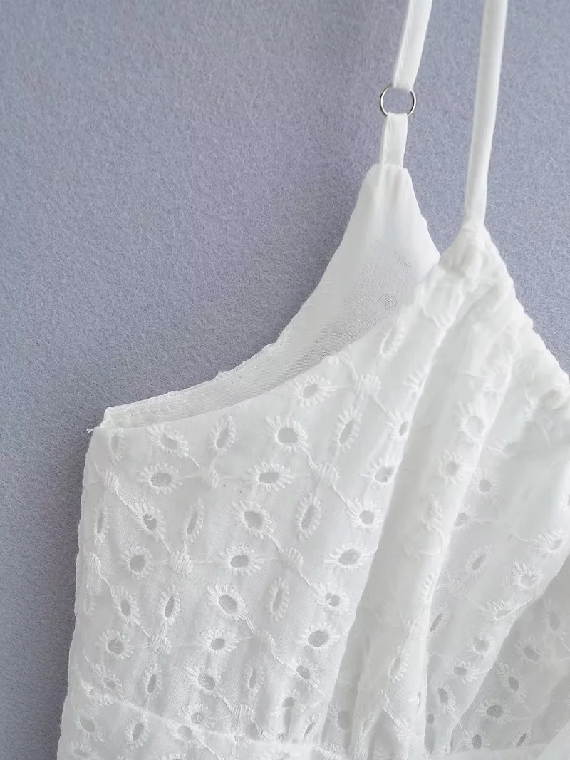 Fashion White Lace Strap Dress,Mini & Short Dresses