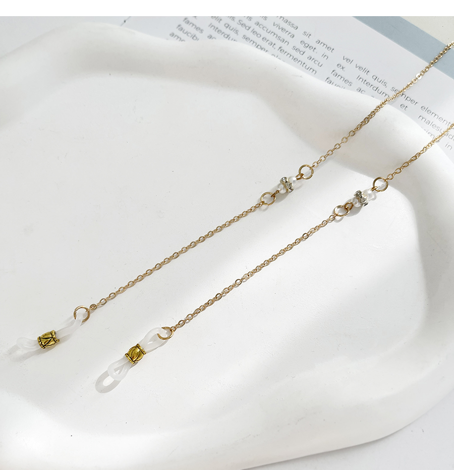 Fashion Gold Diamond Pearl Alloy Chain Glasses Chain Accessories,Sunglasses Chain