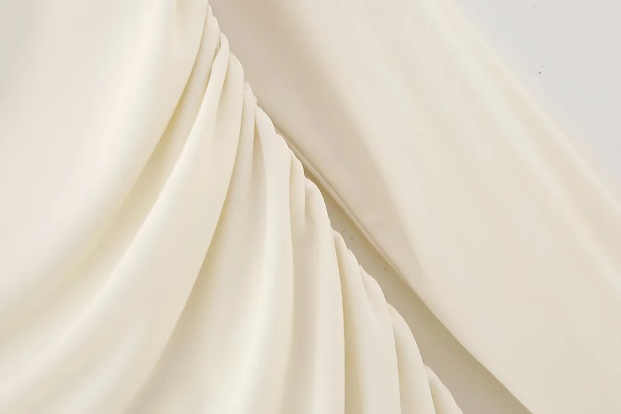 Fashion White Shutong -like Shoulder Pleated Dress,Long Dress