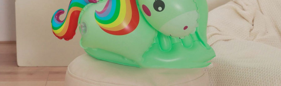 Fashion M#rainbow Horse Green (3-6 Years Old) Pvc Children,Kids Swimwear