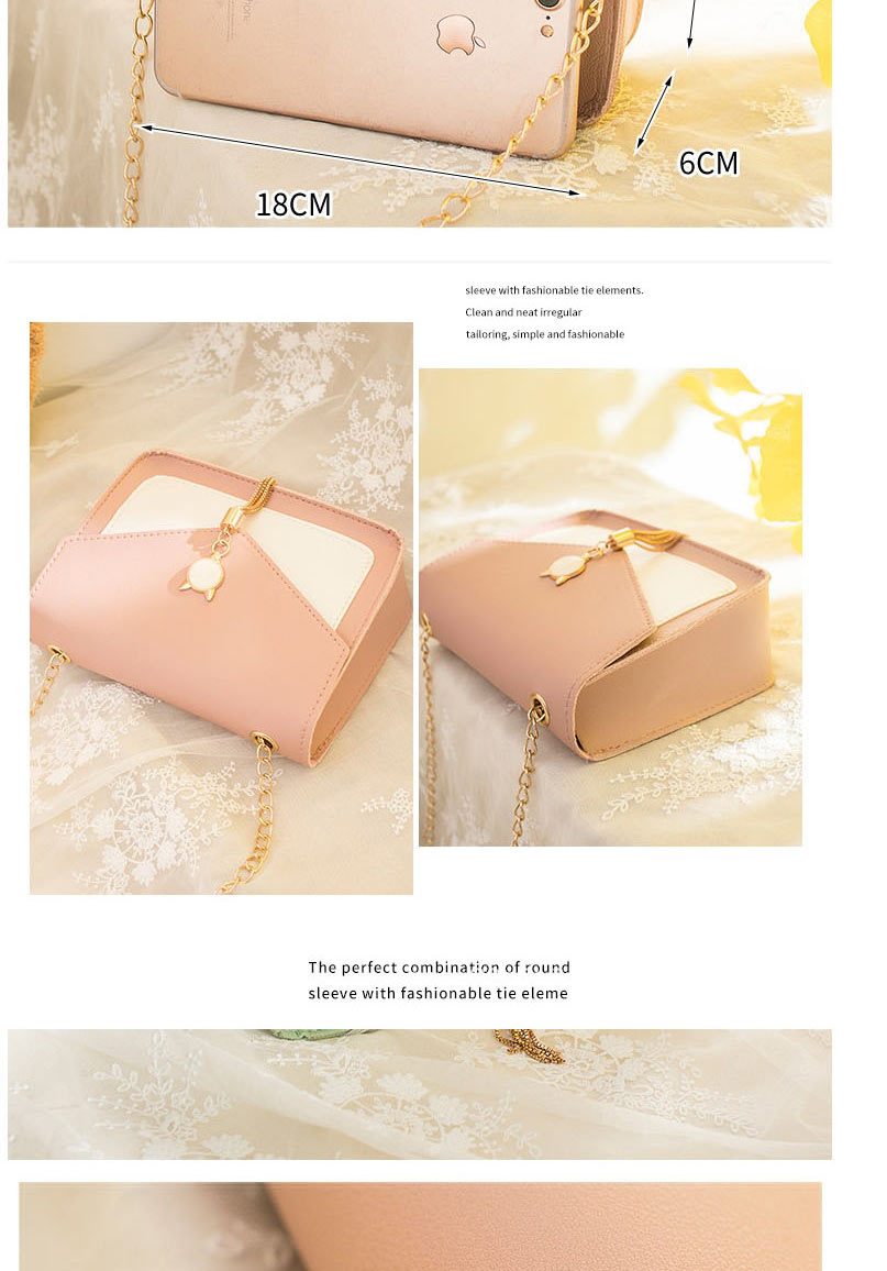 Fashion Pink Pu Flap Crossbody Bag,Shoulder bags