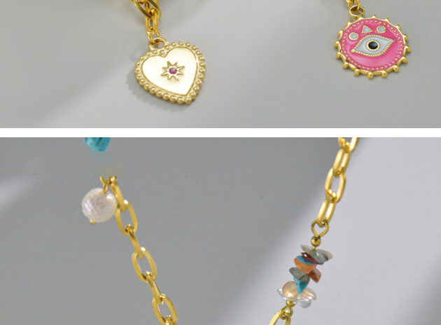 Fashion Leaves Titanium Cutout Leaf Necklace,Necklaces