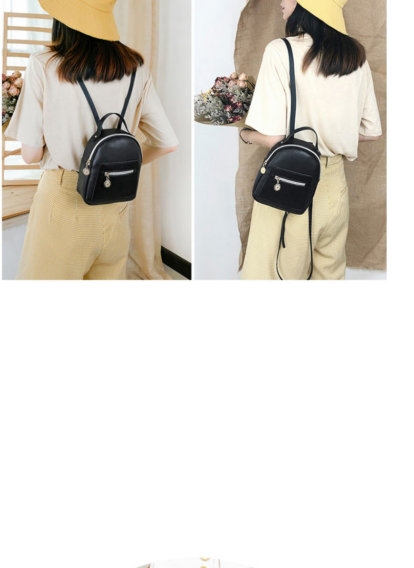 Fashion Brown Pu Large Capacity Backpack,Backpack