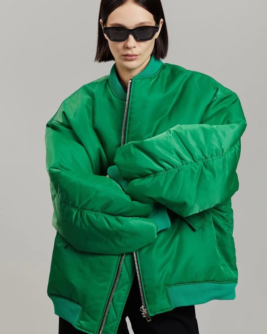 Fashion Khaki Woven Zip Stand Collar Jacket,Coat-Jacket