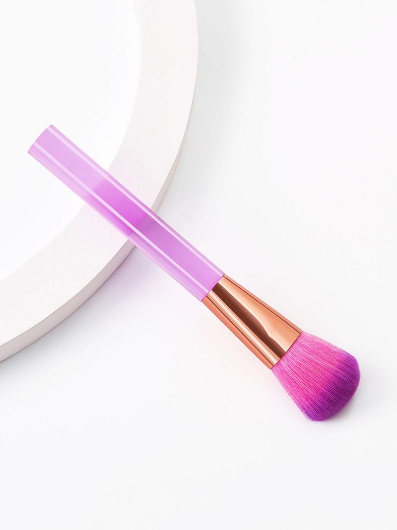 Fashion Pink Single Acrylic Pink Loose Powder Brush,Beauty tools