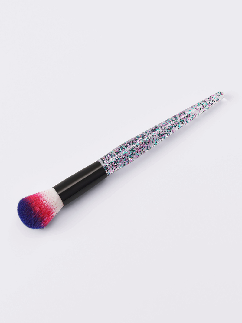Fashion Multicolor Single Multi-color Powder Makeup Brush,Beauty tools