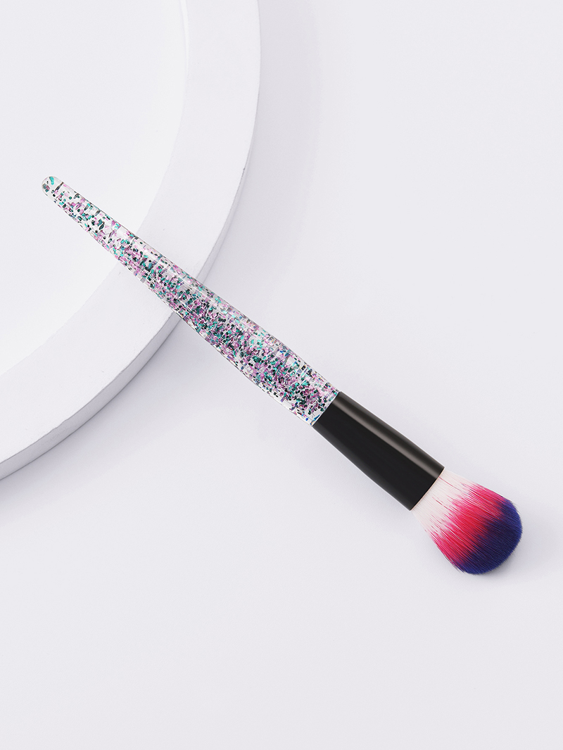Fashion Multicolor Single Multi-color Powder Makeup Brush,Beauty tools