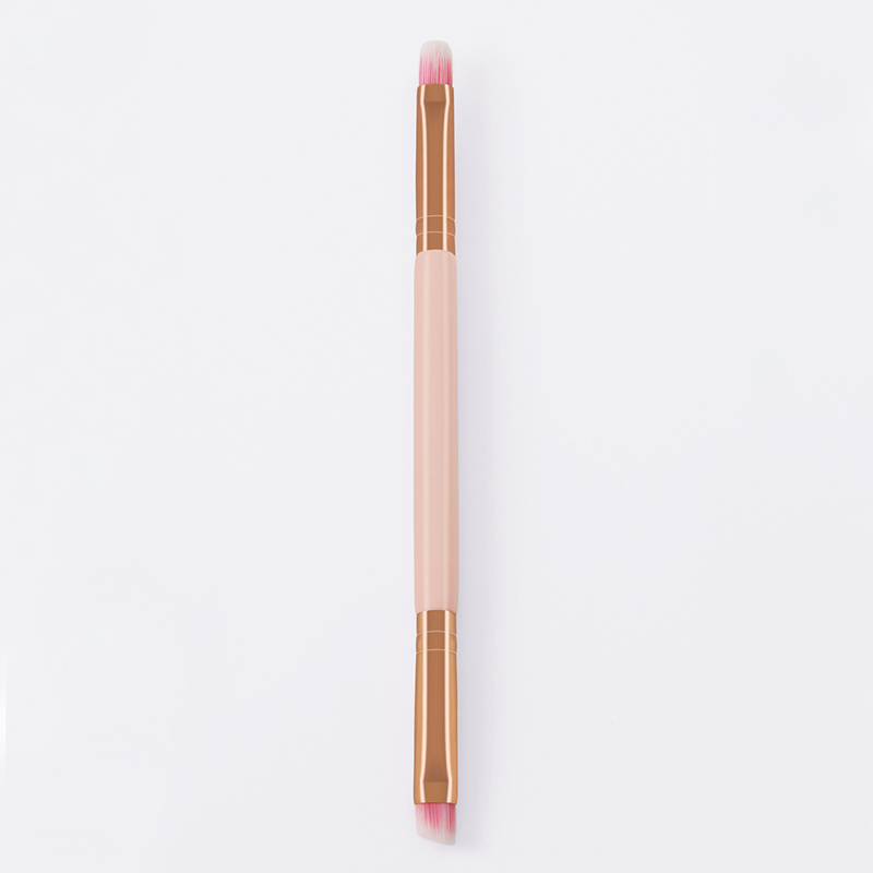 Fashion Pink Single Double-ended Pink Eyebrow Brush Concealer Brush Make-up Brush,Beauty tools