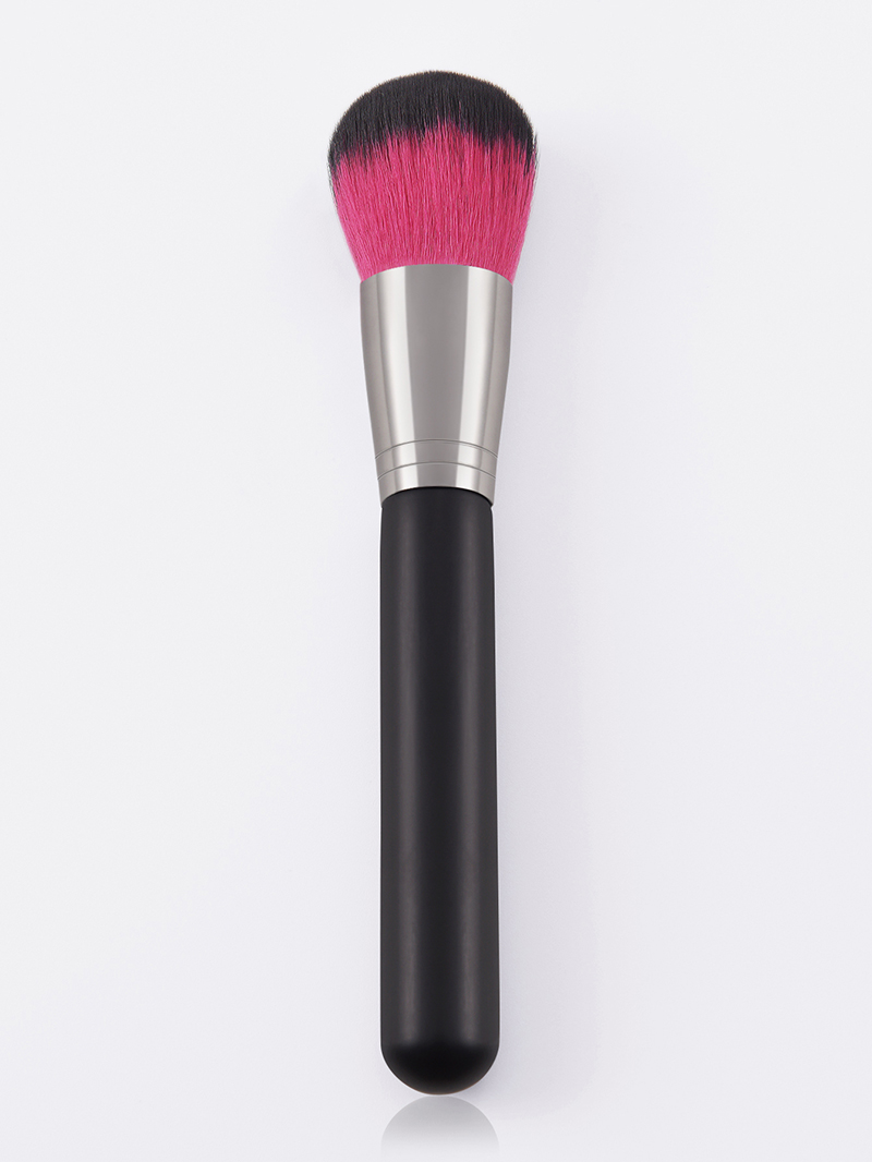 Fashion Black Single Black Large Round Head Blush Brush Makeup Brush,Beauty tools
