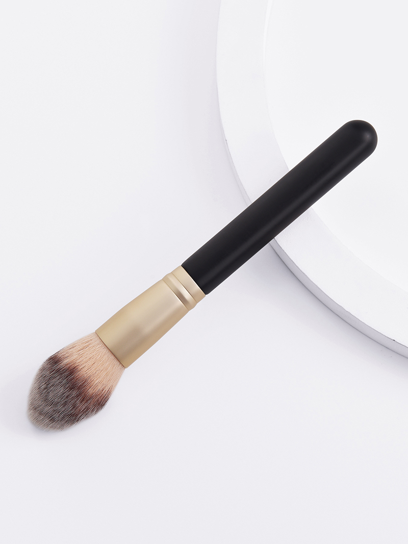 Fashion Black Single Black Flame Brush Loose Powder Brush Makeup Brush,Beauty tools